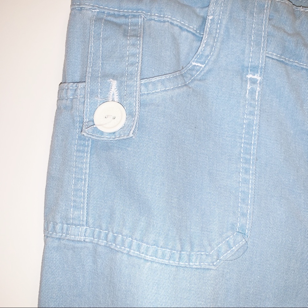 Sanctuary “Peace” Light Blue wide leg pants-8 EUC - Picture 5 of 8